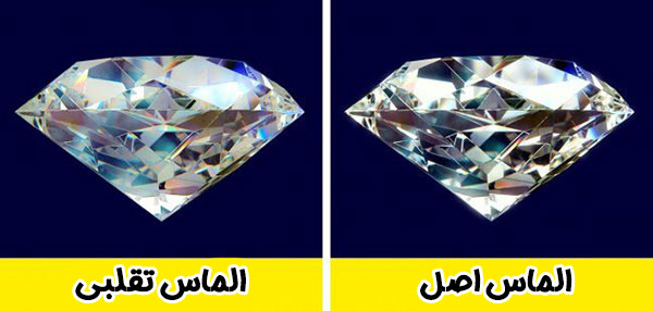 تشخیص الماس اصلی از تقلبی